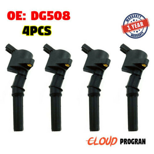 4X Ignition Coil For 4.6L 5.4L F150 F250 F550 E150 Crown DG508 v
