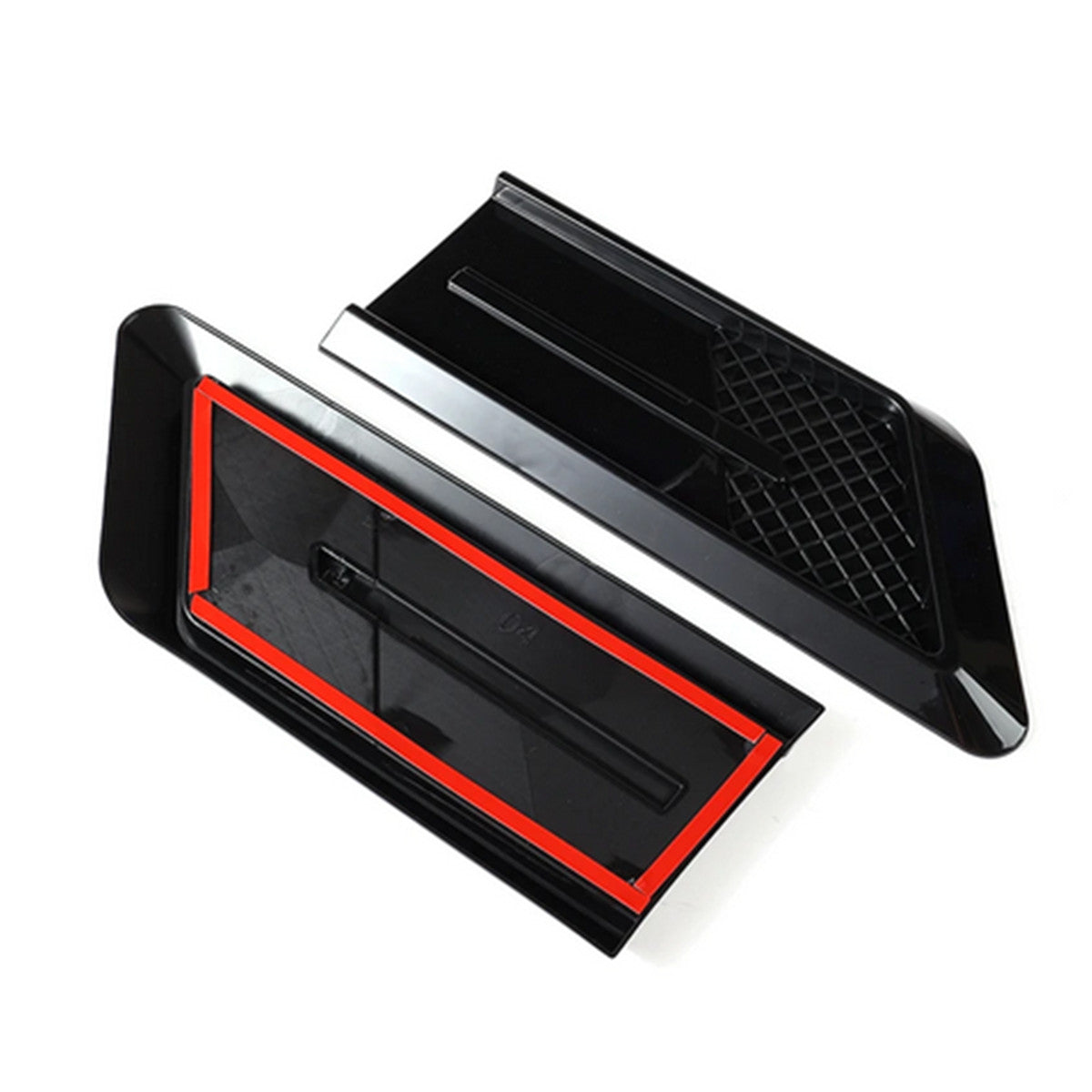 2Pcs Car Bonnet Air Intake Flow Side Fender Vent Hood Scoop Cover Accessories