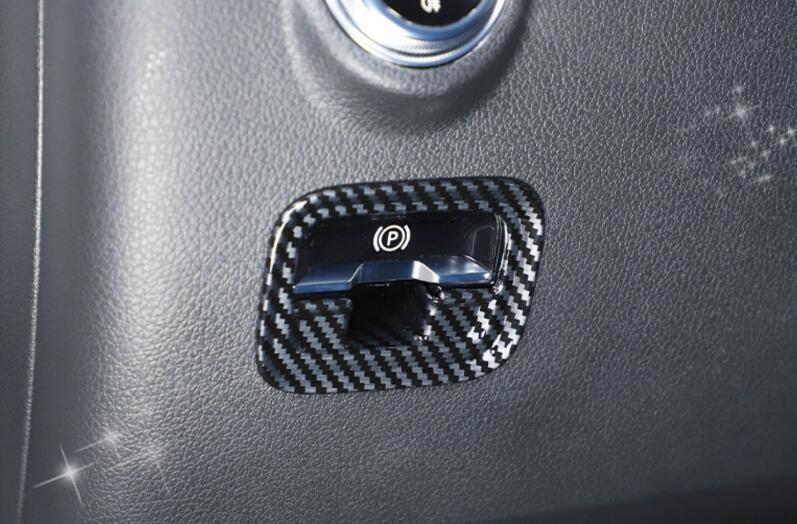 ABS Carbon Fiber Inner Electronic Brake Cover Trim for Benz EQE EQS 2022-2023 n
