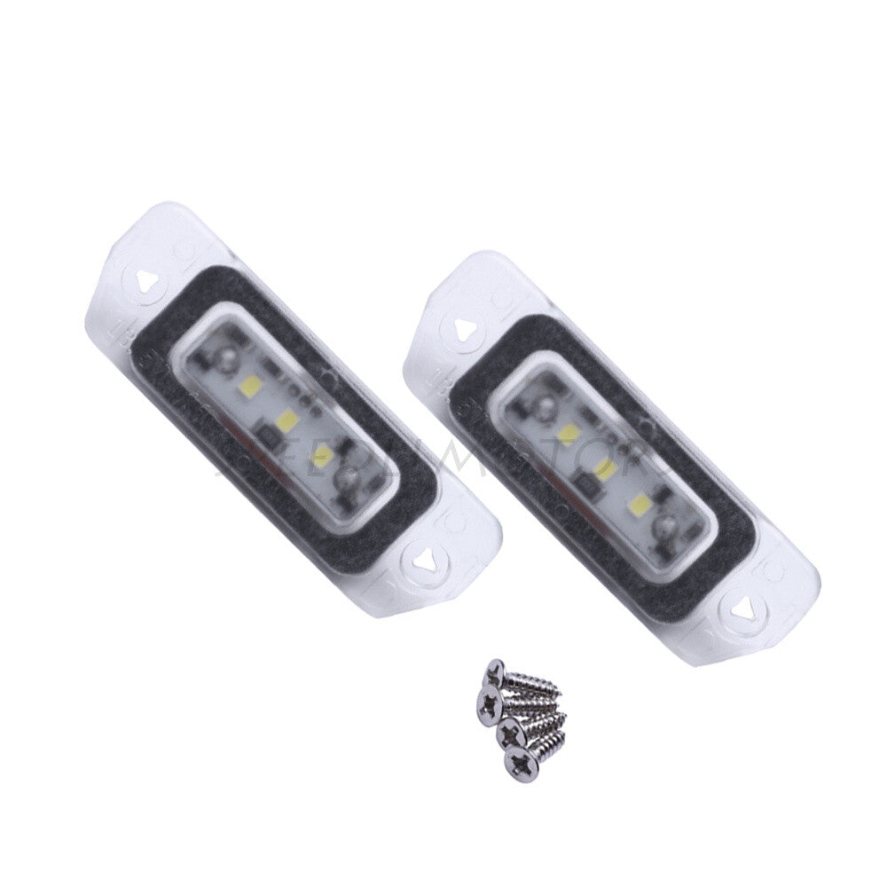 2x LED License Plate Light A-251-820-01-66 for Mercedes X164 W164 W251 GL ML R Q
