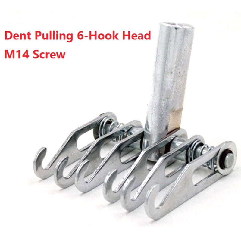 6 Fingers Practical M14 Hook Head Thread Dent Pulling Claw Paw for Spot Welding v