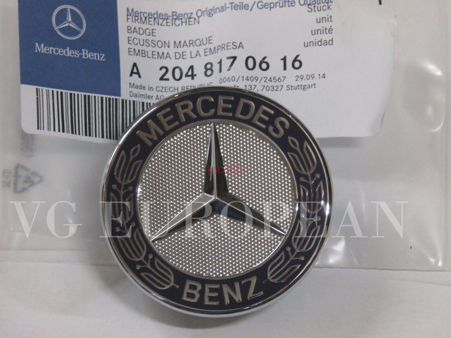 for Mercedes-Benz SEC CLK-Class Cover with Star Badge Conversion - new OE
