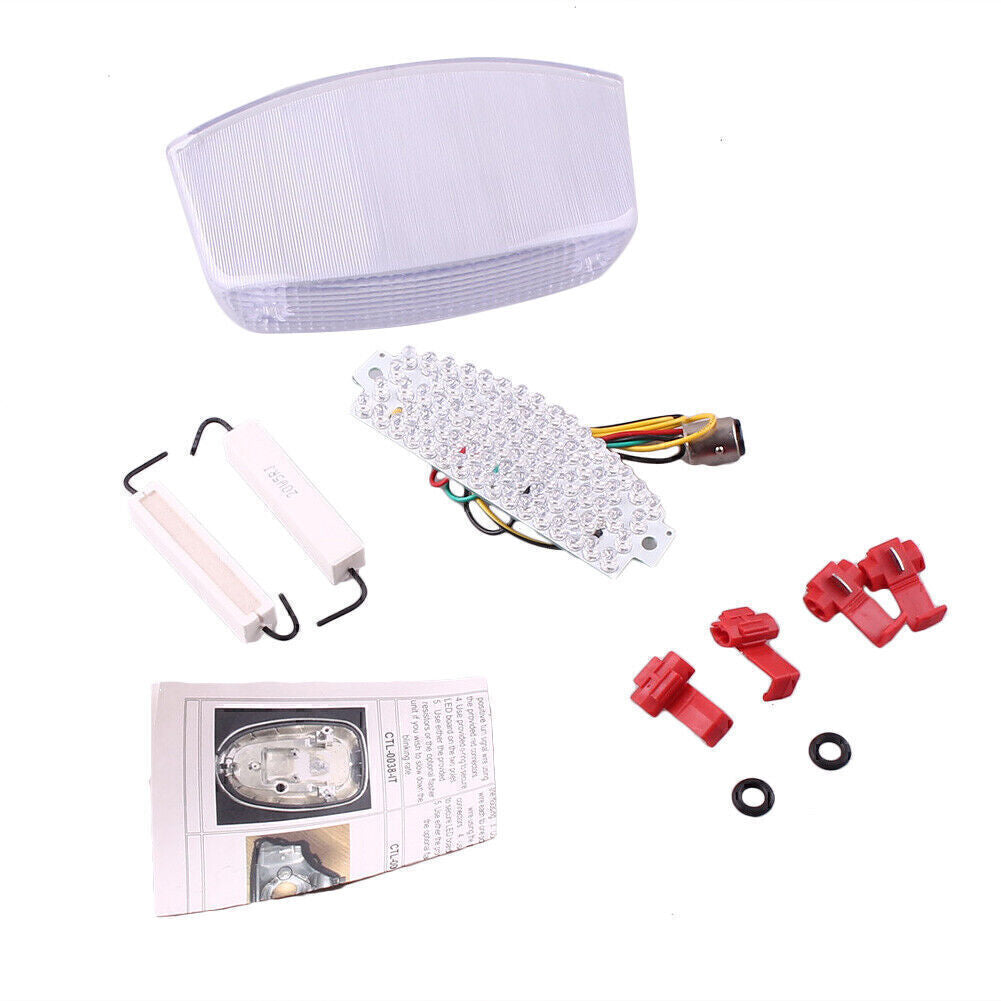 LED Tail Lamp Rear Taillight Running Light Clear Fit for Ducati Monster 1994 - 2010