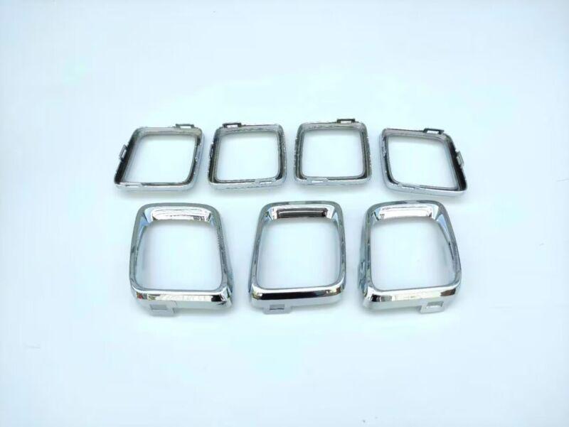 Front radiator grille chrome-plated molding kit for 17-21 for Jeep Compass