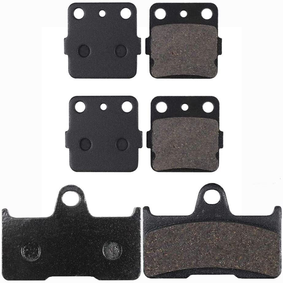 Brake Pads Front and Rear for Yamaha YFM 660 Grizzly 660 4x4 2002 2003 2004 2005