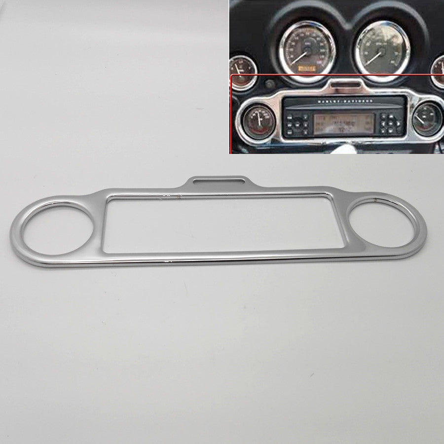 Chrome Stereo Accent Trim Ring Cover for Harley Electra Glide Touring 1986-2013 Q