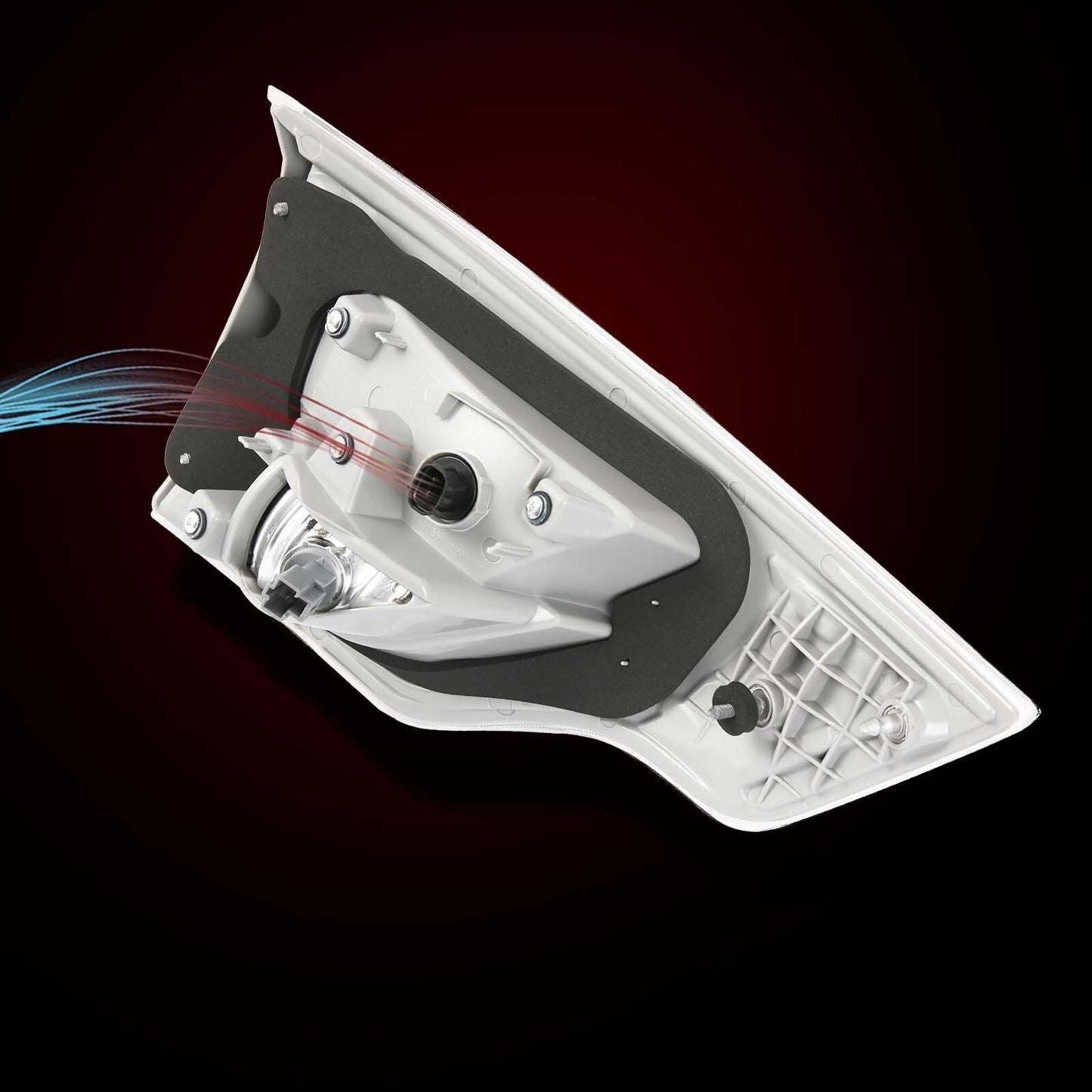 The rear brake light is applicable to the inside right side of 2014 and 2015 for Toyota Highlander models.