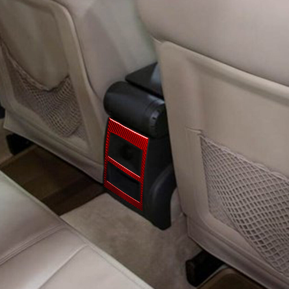 Red Carbon Fiber Radio Console Surround Trim for Dodge Durango 2014-2020 Type B v