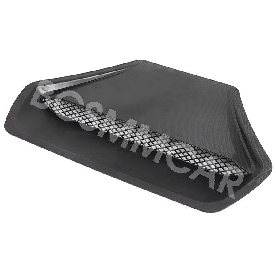Car Hood Vent Scoop Scoop Cover Air Flow Intake Accessories Carbon Fiber Look Q