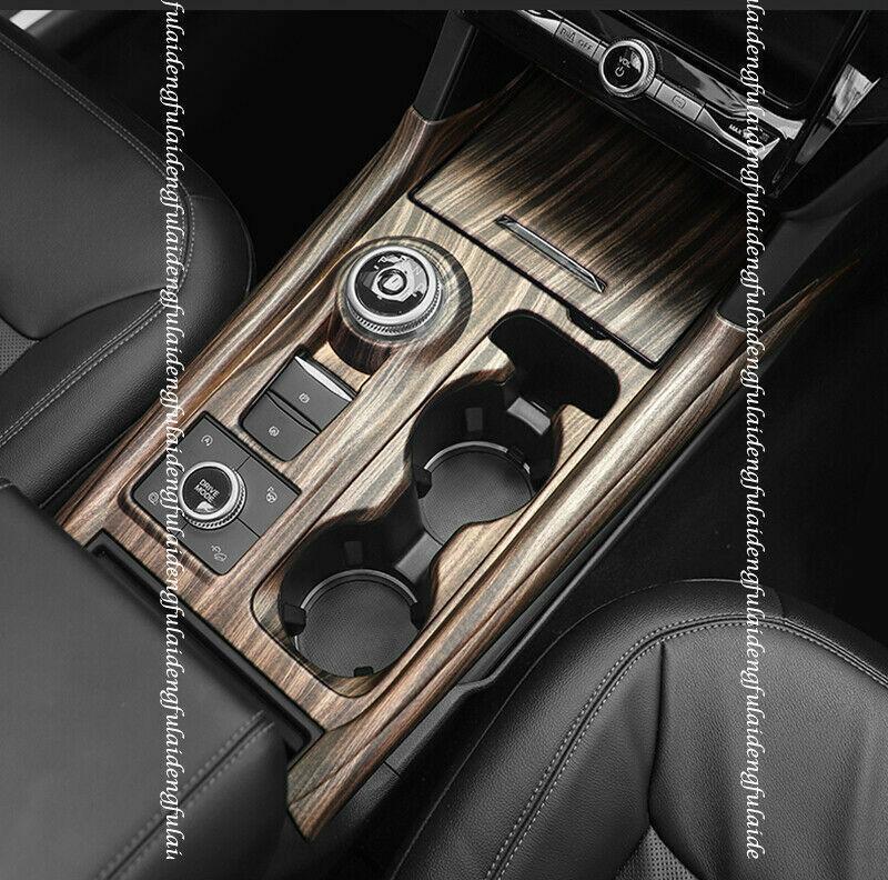 for Ford Explorer 2020-22 Matte Wood Grain console gear shift panel knob trim