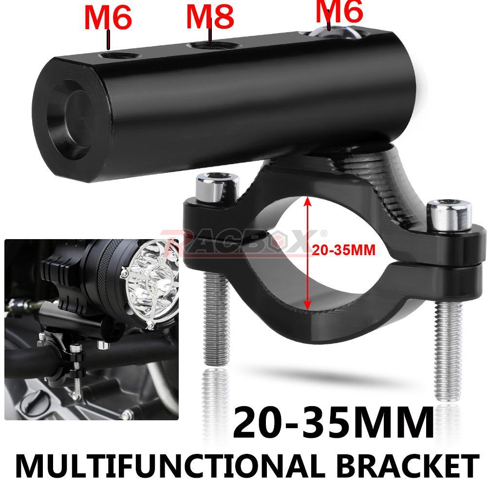 Multi-function Motorcycle Headlight Fog Spot Light Mount Clamp Bracket 20mm-35mm
