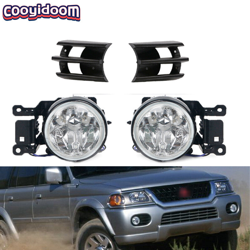 One set of front grille fog lights for Mitsubishi Montero PAJERO SHOGUN Sport 1999-2008