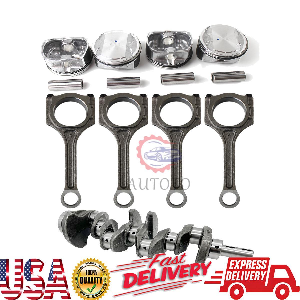 Engine Piston  Ring Set w/ Crankshaft 23111-2G010 CONNECTING ROD for Hyundai