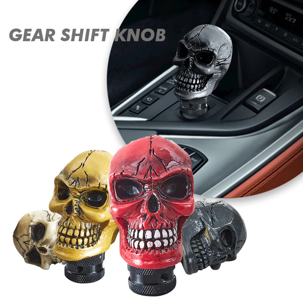 Universal JDM Skull Head Manual Car Gear Shifter Handle n