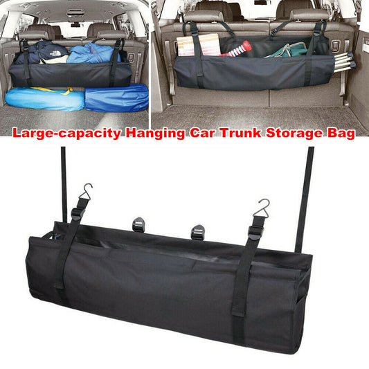 Large capacity suspended SUV trunk storage bag, folding bicycle storage bag, luggage box - n