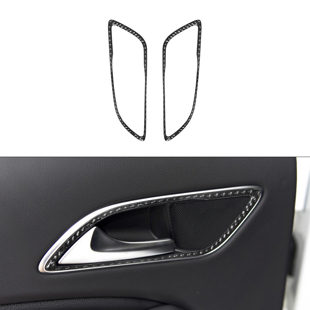 2Pcs Rear Door Handles Trim Cover for Mercedes Benz CLA 2014-2018/GLA 2015-2018