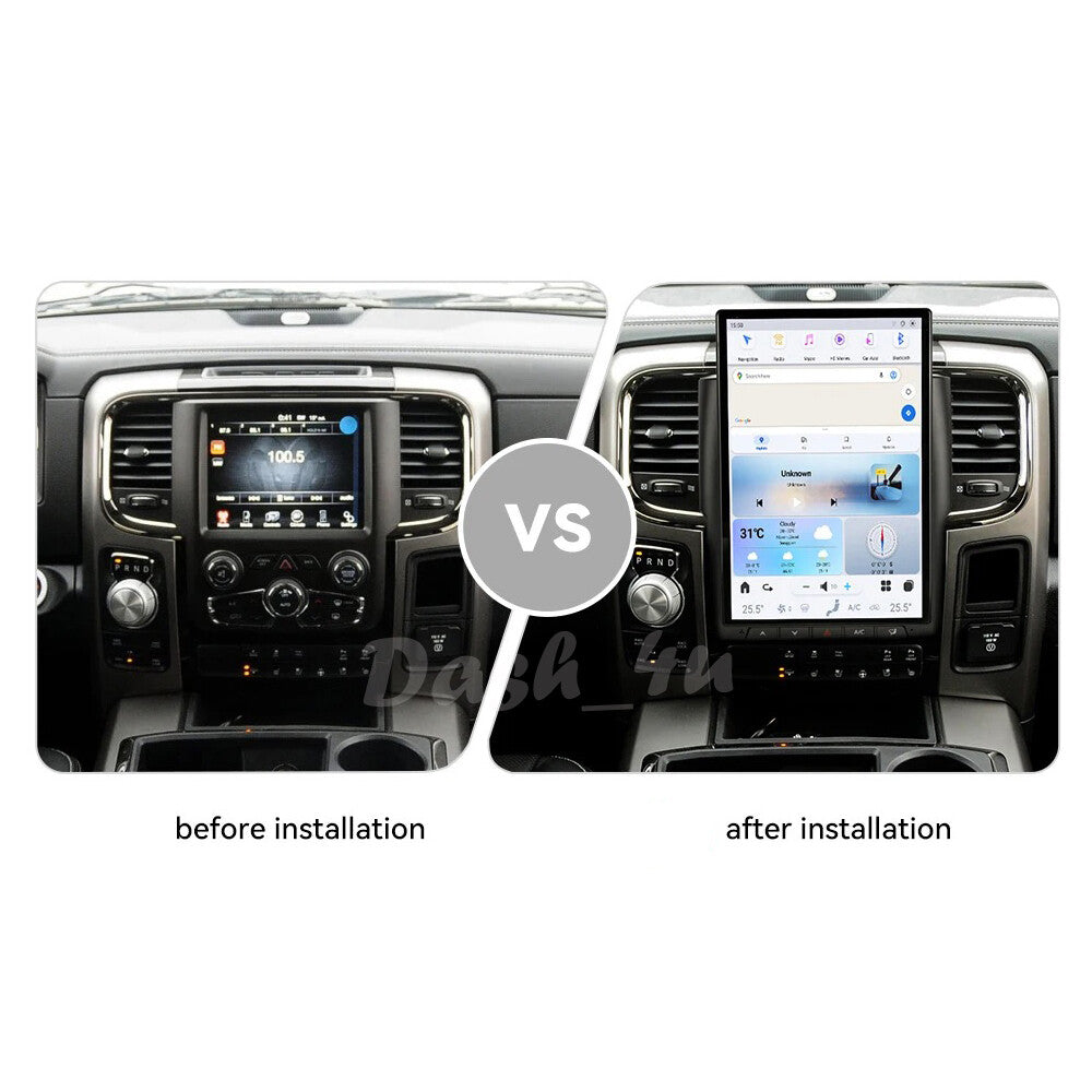 for Dodge for Ram 2013-2018 Android 13.0 Vertical Screen 2K 14.4¡å Screen GPS Radio
