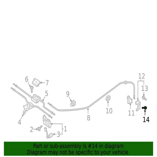 N10741401 Bracket Mount Bolt for Audi All Models Q