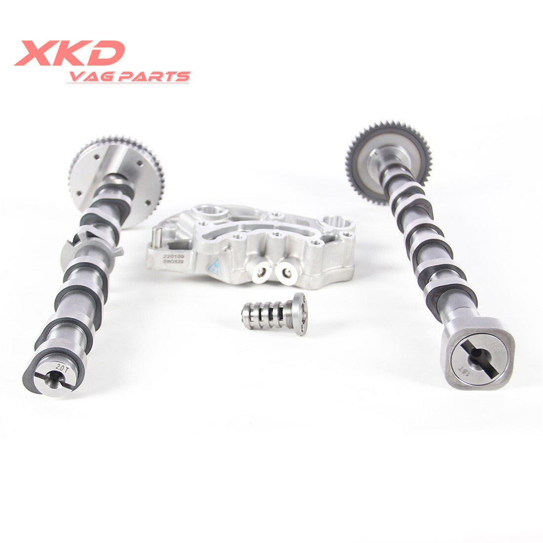 2.0T Intake Exhaust Camshaft W/ Valve Kit Fit for VW for Golf for Jetta CAW CCTA CCZ