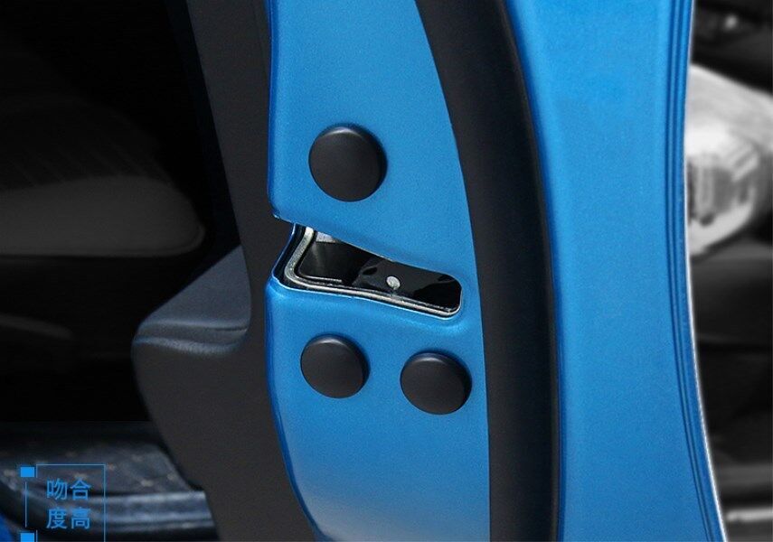 for Hyundai Sonata 2020-2023 Black S.Steel Front Door Speaker Horn Cover Trim 2X v
