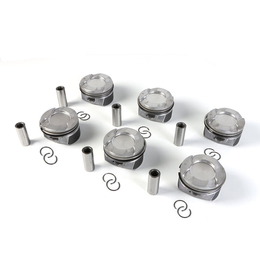 6-Piece Piston Ring Set STD 84mm for N55B30A F21 F30 F10 X3 X4 X5 X6 N55B30-