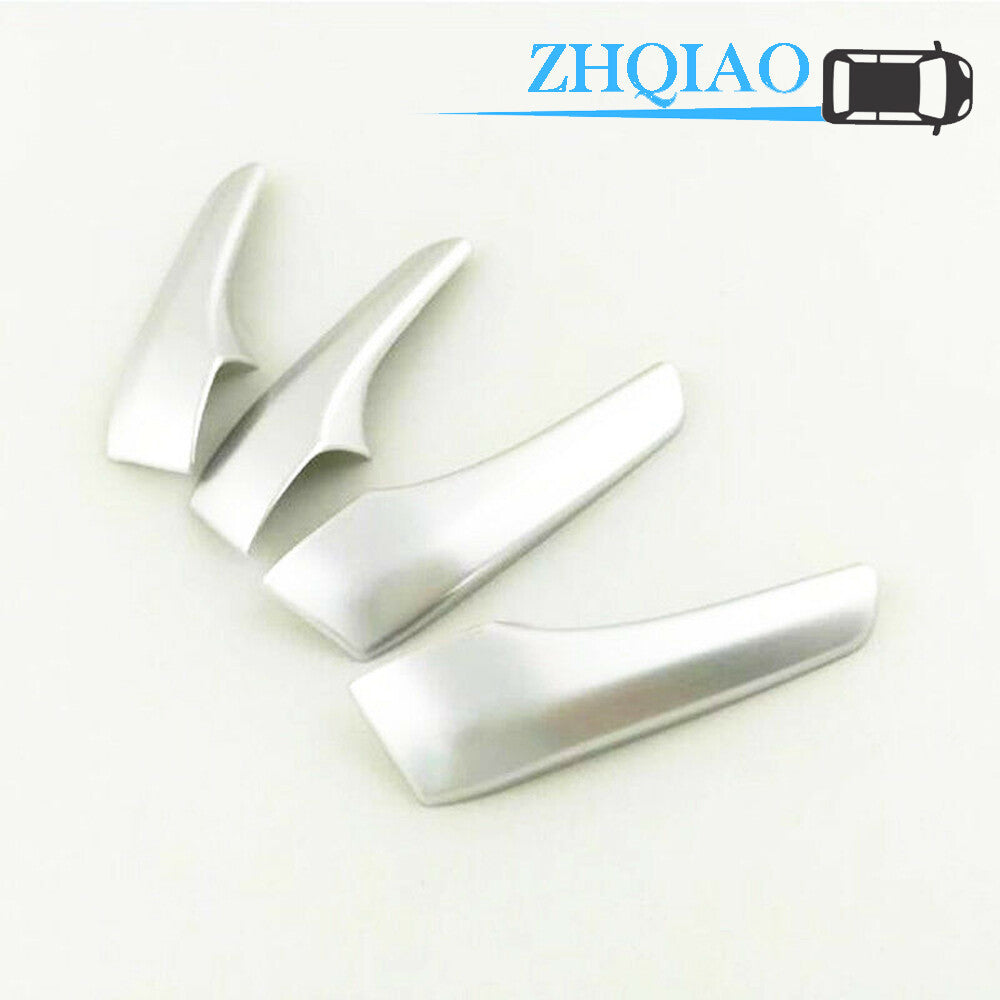 4PCS ABS Dumb silver Interior Door Handle Cover Trim for Toyota RAV4 2016-2018
