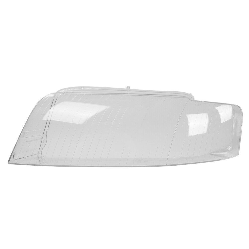 Pair Left + Right Headlight Headlamp Clear Lens Cover for Audi for A4 B6 2002-2005 Q