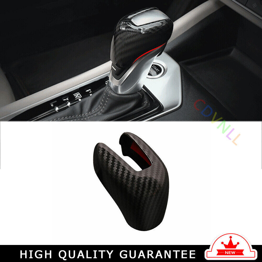 Inner Gear Shift Knob Head Cover Trim Fit for Nissan Altima 2019-22 Carbon Fiber