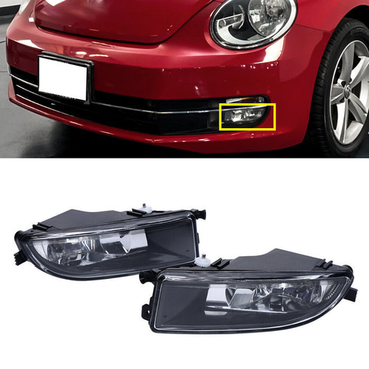 Pair Front Fog Light With Bulb For 2012-2016 for VW Beetle 5C5941699C /5C5941700C