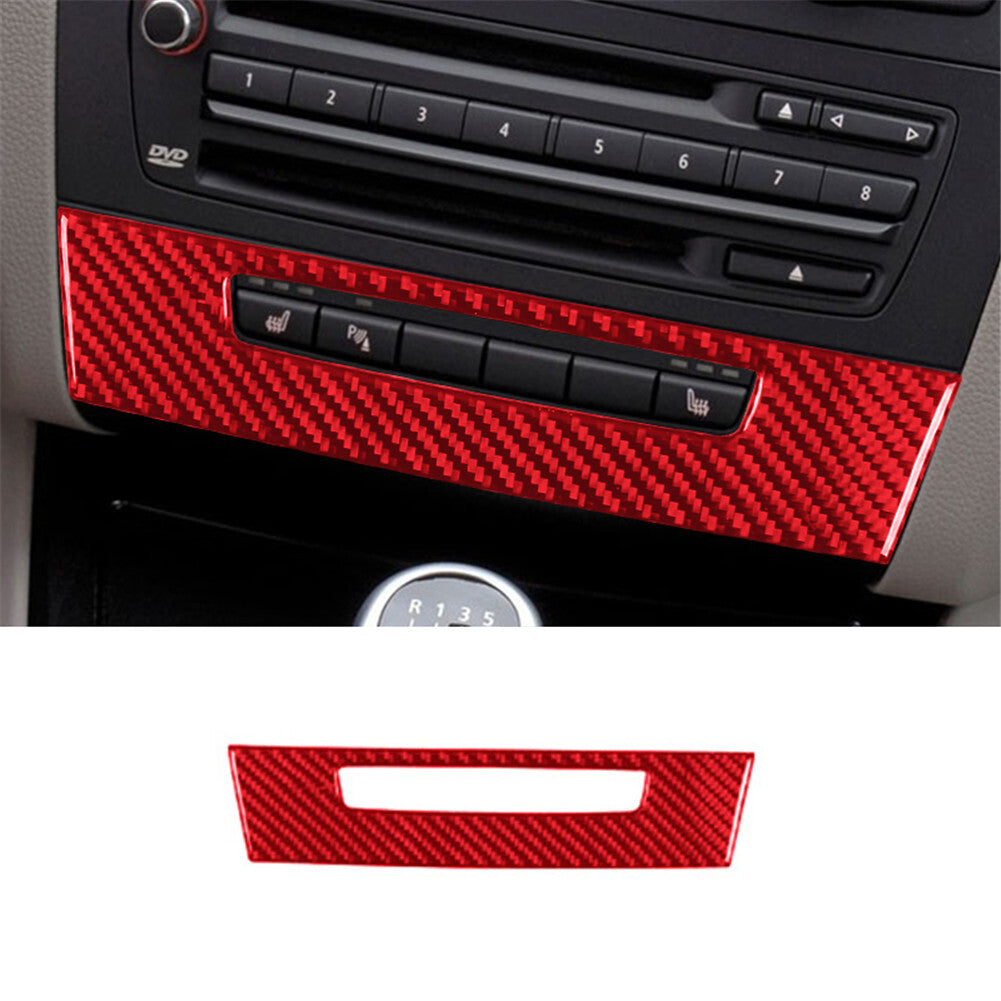 2Pcs Carbon Fiber Interior Gear Shift Frame Cover Trim for Lexus RX300 1998-2003 v