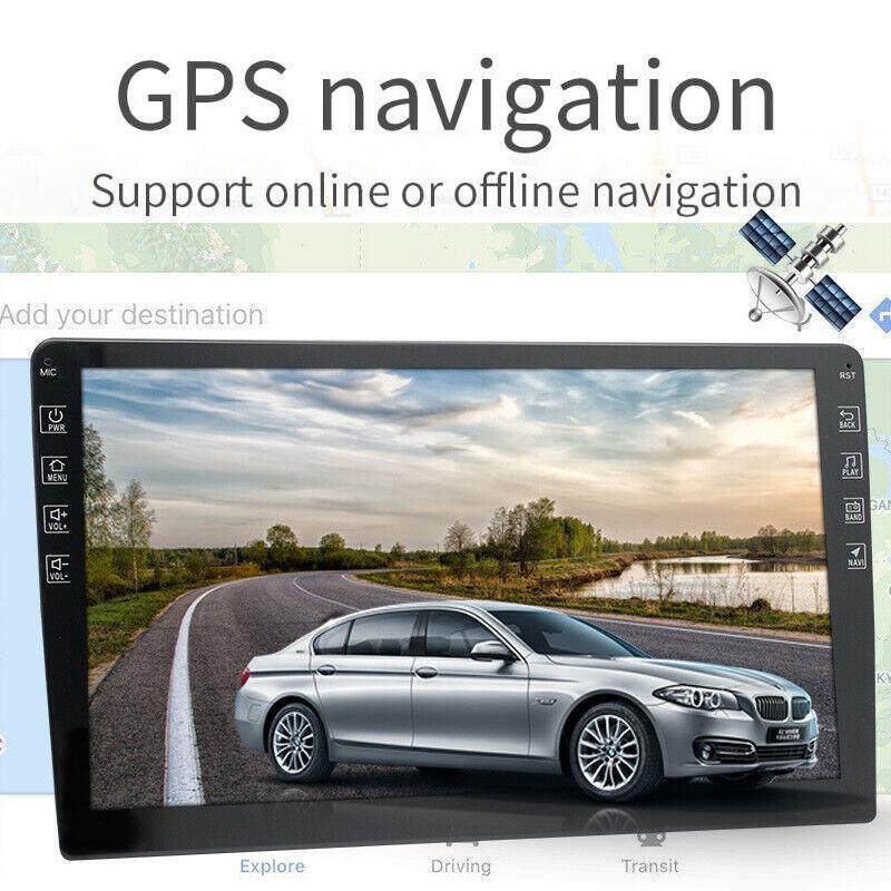 Auto Android 9.1 10.1 Blueteeth Stereo FM Radio 2 DIN Player GPS Wifi 1+16GB