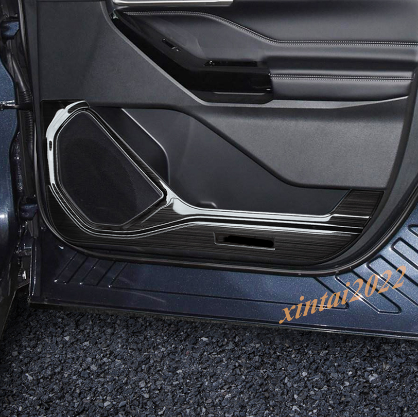 for Ford Explorer 2020-2023 Black Titanium Car Inner Door Anti-kick Guard Covers