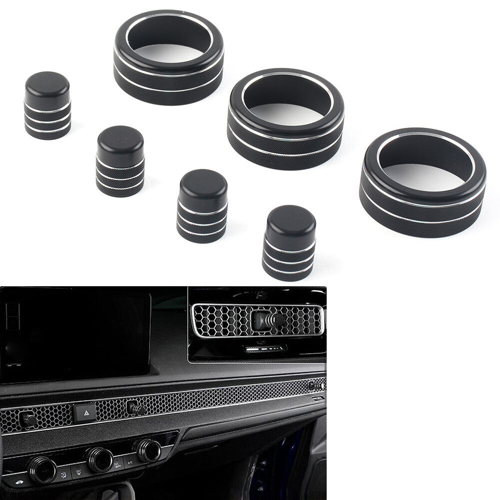 Fit for Honda for Civic 11th 2022+ FOR CRV Central Control Switch Knob Ring Cover Trim