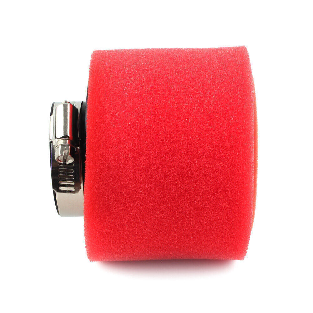 42mm Red Foam Air Filter for HONDA XR50 CRF50 KLX110 SDG SSR 125 150CC Vertical Q