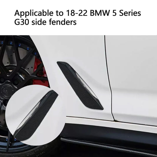 Carbon fiber side fender vent trim for 2018-2023 for BMW 5 Series G30 G31 M550i Q