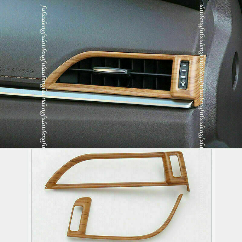 for Lexus ES350/300H 2019-2022 Wood Grain Dash Side Air Vent Outlet Cover Trims