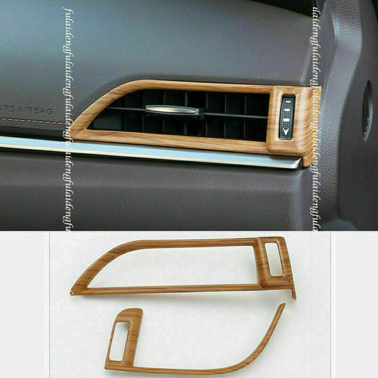 for Lexus ES350/300H 2019-2022 Wood Grain Dash Side Air Vent Outlet Cover Trims