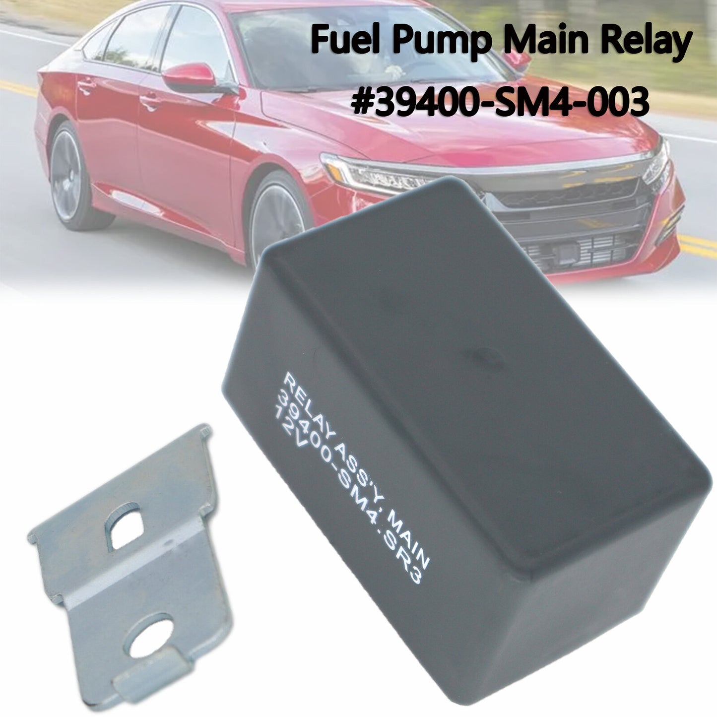 Car Fuel Pump Main Relay Black for Honda for Civic Accord CR-V for Acura CL 39400SM4003