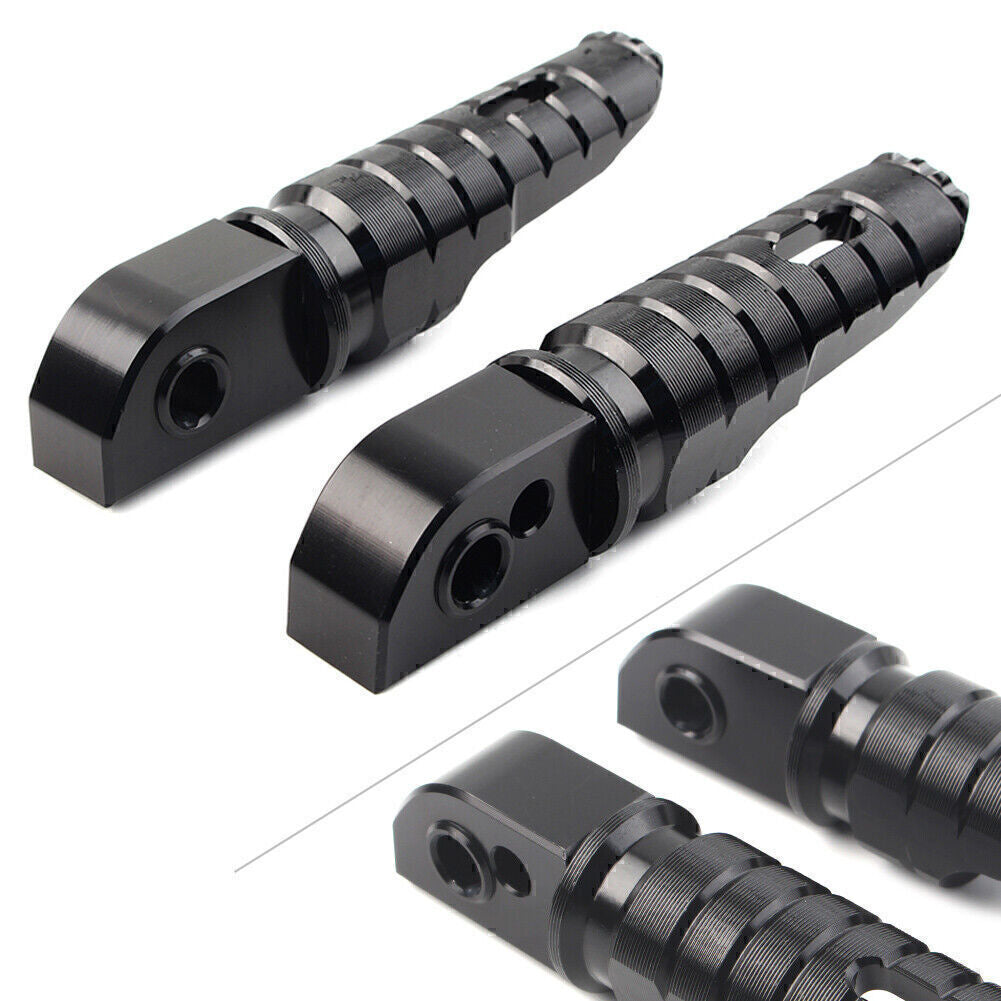 1 Pair Rear Footrests Foot Peg for Street Scrambler 900 T100 T120 Black