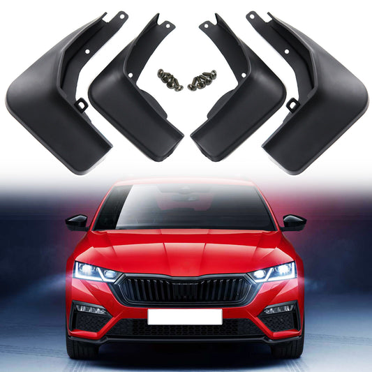 4x for Skoda Octavia NX Liftback Estate 20-22 Mud Flaps Splash Guards Mudguards Q