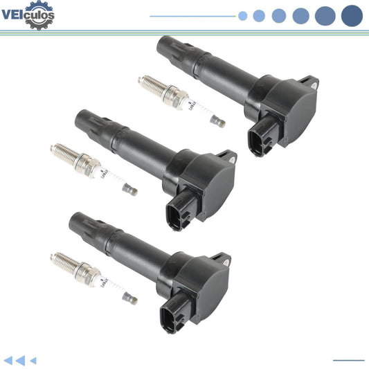 3Pcs Ignition Coils  Iridium Spark Plug For 2008-2015 for Smart Fortwo 1.0L GN10674