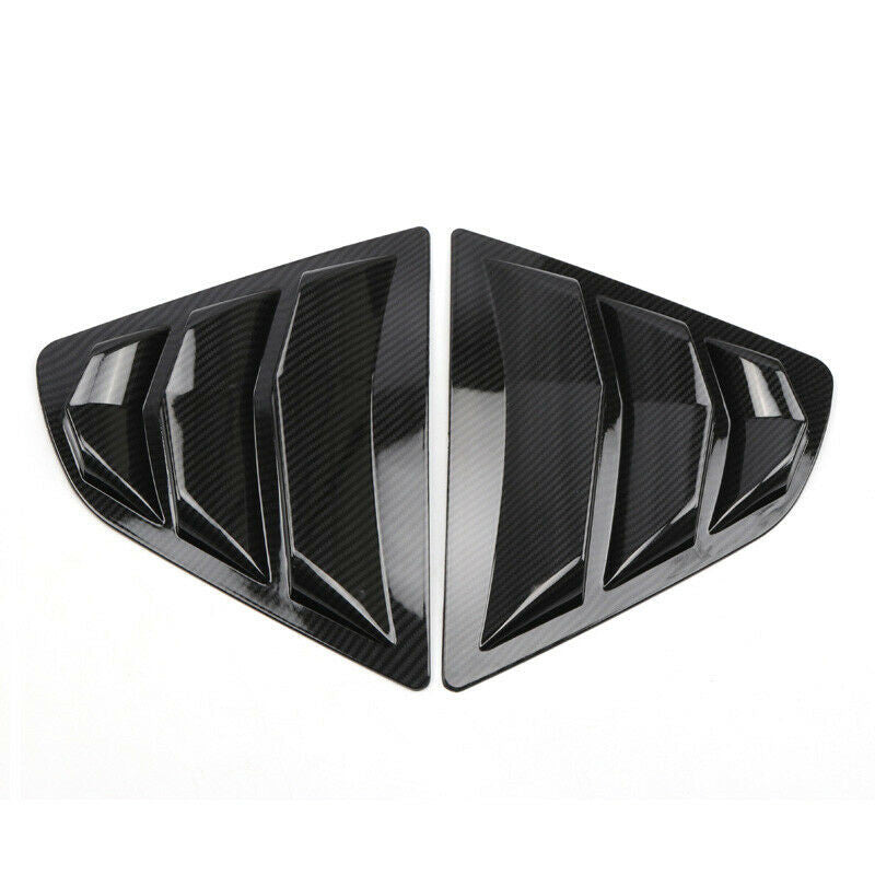 For Rogue 2021-22 Carbon Fiber Tailgate Trunk Lid Grab Handle Cover Trim v