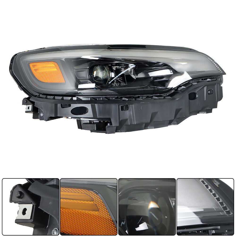 68275945AH LED headlights, passenger side, suitable for 2019-2022 for Jeep Cherokee. n