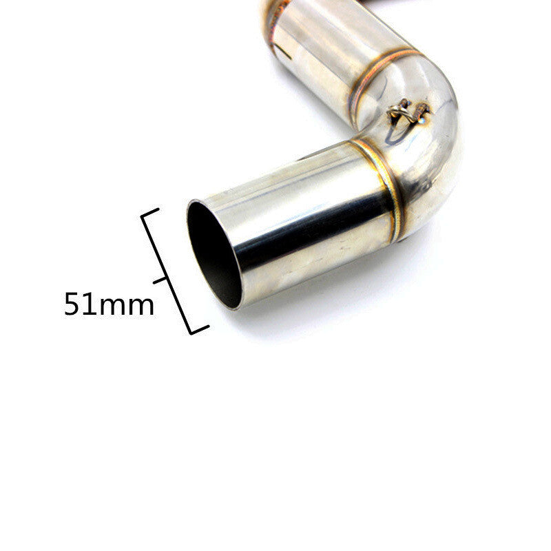 Mid Link Pipe For Benelli Hurricane 302 Stainless Steel Exhaust Connected System