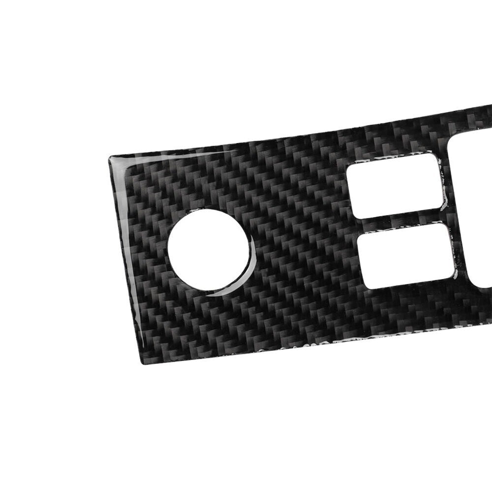 2Carbon Fiber Interior Window Switch Panel Trim Cover For 350Z 2006-2009 n