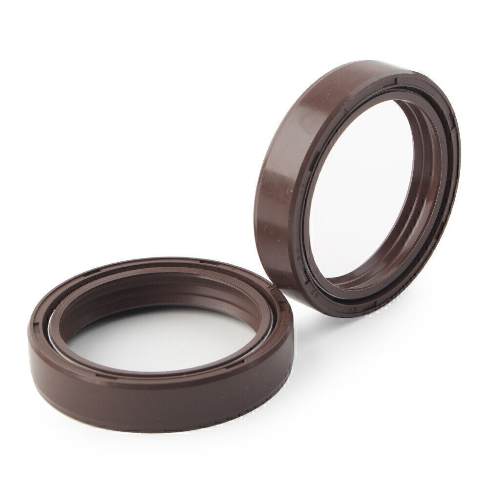 2x 43X54-11MM Front Fork Damper Shock Absorber Fork Dust Oil Seal Fit Motorcycle Q