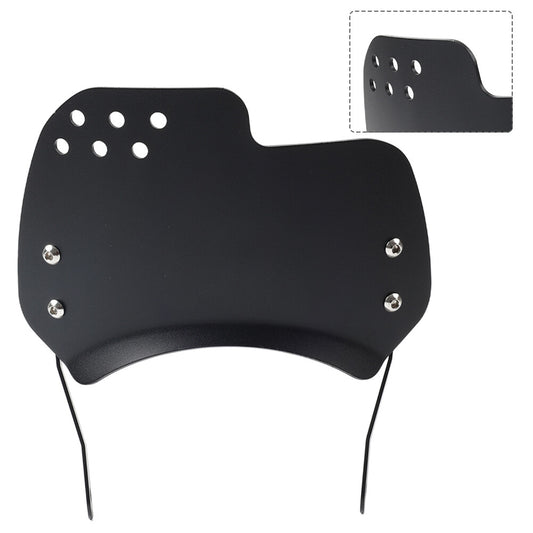 Motorcycle 6-8 Round Headlight Windshield Windscreen Universal W/Bracket