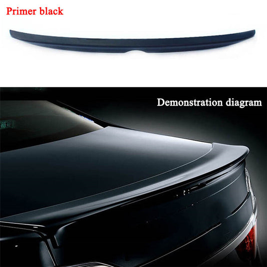 Rear Trunk Spoiler Lip Tail Wing Lid ABS Primer Black for Toyota for Camry 2012-2014 Q