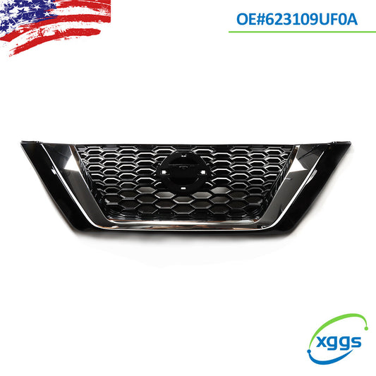 1PC for Nissan Murano 2019-23 Black New Front Grille Grill Assembly 623109UF0A
