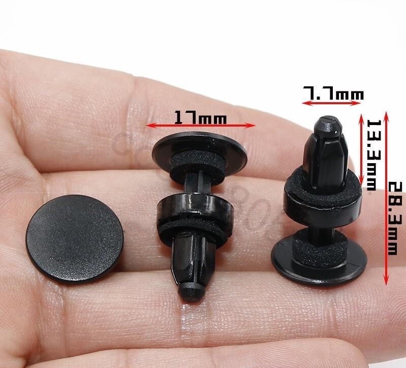 10 Pcs Car Cowl Panel Windshield Motor Cover Retainer Clips for Honda for CR-V